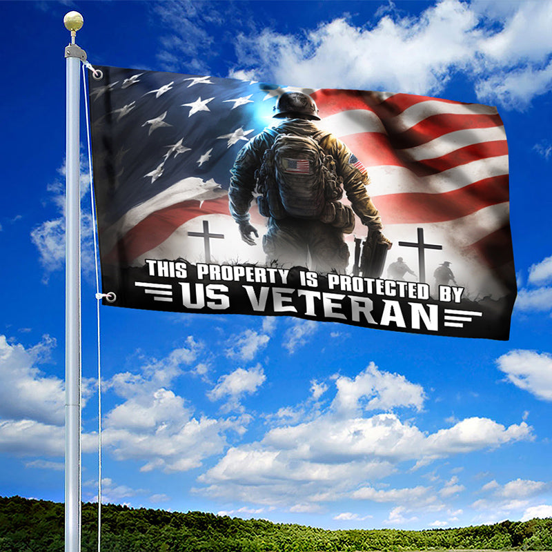 Grommet Flag American Valor Flag Galaxate