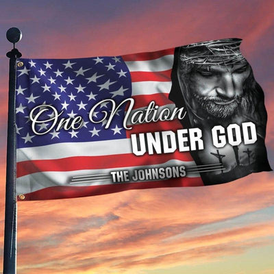 Grommet Flag - One Nation Under God - Galaxate