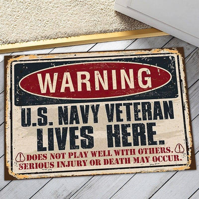 Veteran door mat - Dangerous territory - Galaxate