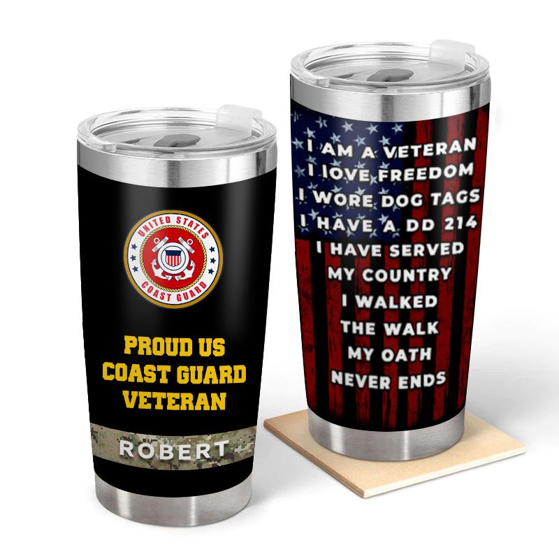 Personalized National Guard 20oz Tumbler (w/ Yeti options) Customized