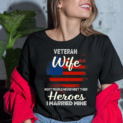 Veteran Wife T-Shirt - Galaxate