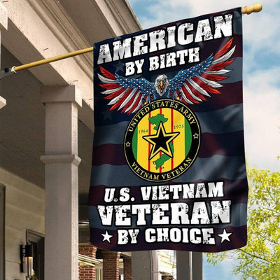 Vietnam Veteran flag - Veteran by choice - Galaxate