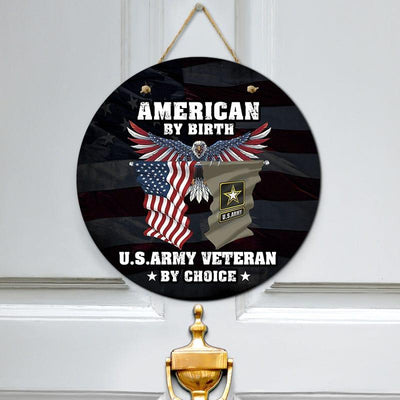 Door sign - Veteran by choice - Galaxate