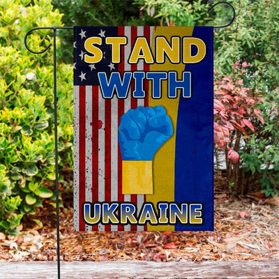 Ukraine flag - Stand with - Galaxate