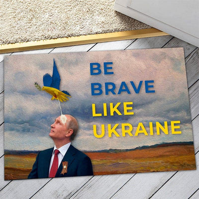 Ukraine door mat  - Ukrainian bird - Galaxate