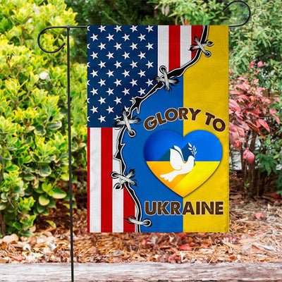 Ukraine flag - Glory to Ukraine - Galaxate