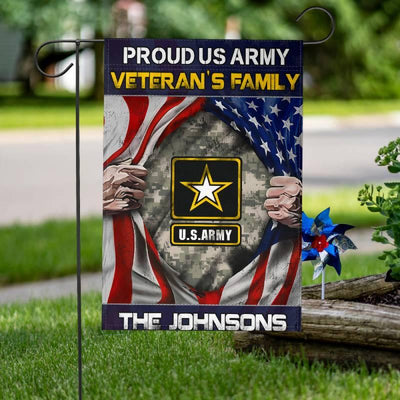 Personalized Flag - Veteran's family - Galaxate