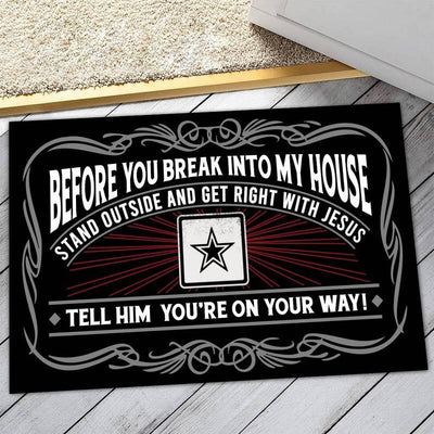 US military door mat - Stand outside - Galaxate
