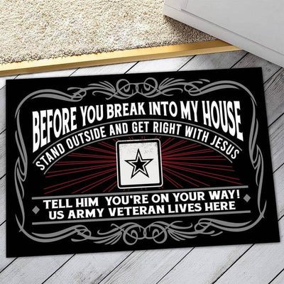 Veteran door mat - You are on your way - Galaxate