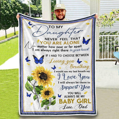 Blanket from dad to daughter for wonderful memories - Galaxate