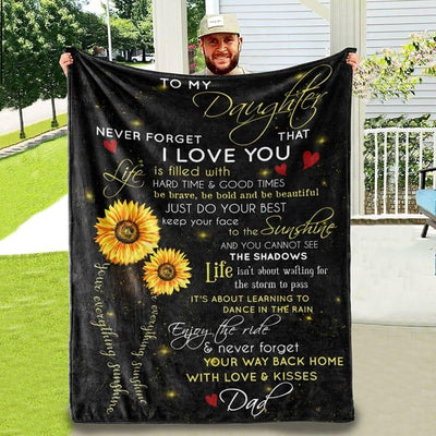 Blanket from dad to daughter for meeting wonderful dawns - Galaxate