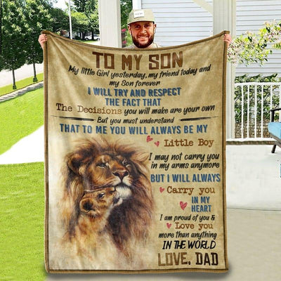 Blanket from dad to son for enjoyment days - Galaxate