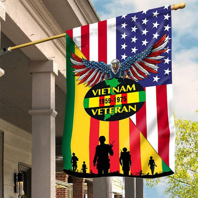 Vietnam veteran flag - Eagle of freedom - Galaxate