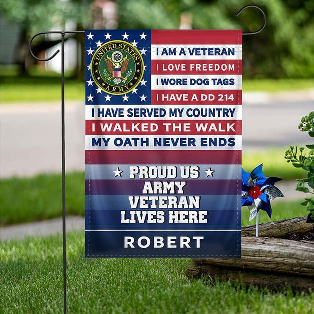 Buy Veteran Flags — Personalized Flags for Veterans | Galaxate