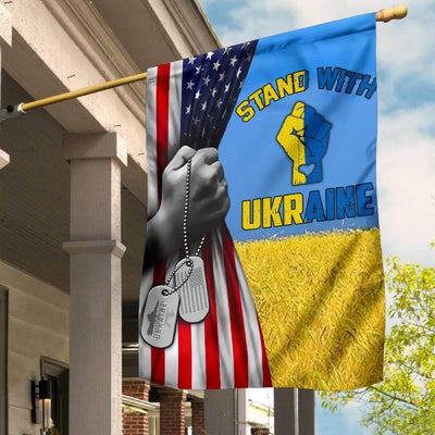 Flag - Stand with Ukraine - Galaxate