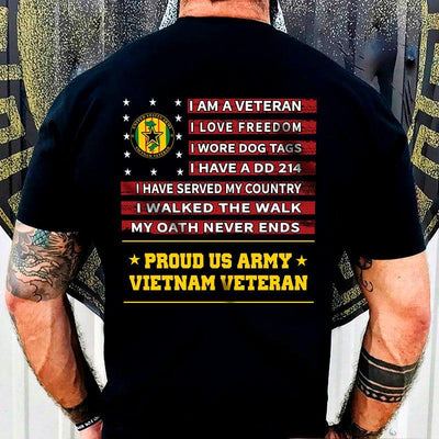 Proud Veteran - T-Shirt - Galaxate