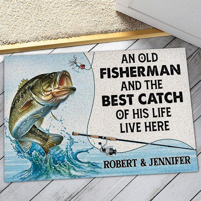 Door mat - Fishing is my passion - Galaxate