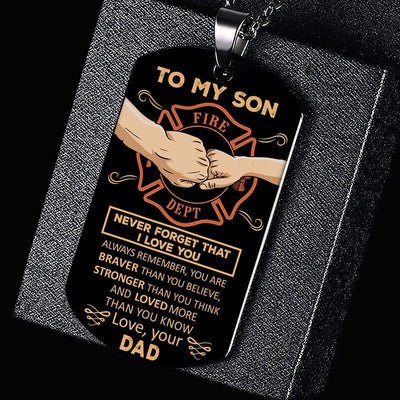 Pendant from father to son - "I am proud that you are my son" - Galaxate