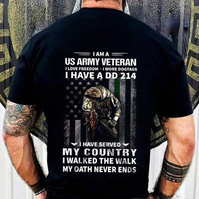 Soldier who served his country - T-Shirt - Galaxate